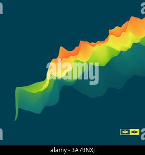Abstract Background. Dynamic Effect. Futuristic Technology Style. Motion Vector Illustration. Stock Vector