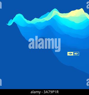 Abstract Background. Dynamic Effect. Futuristic Technology Style. Motion Vector Illustration. Stock Vector