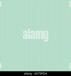 Beautiful seamless green hexagon pattern on white background, wallpaper, texture, web, blog, print or graphic design. Stock Vector