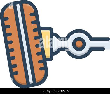 Icon for aliment wheel, aliment Stock Vector