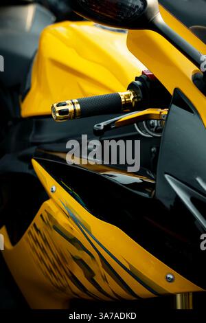 motorcycle rims close up Stock Photo - Alamy