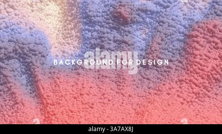 Abstact texture. Background with dynamic particles. 3d vector Illustration. Stock Vector