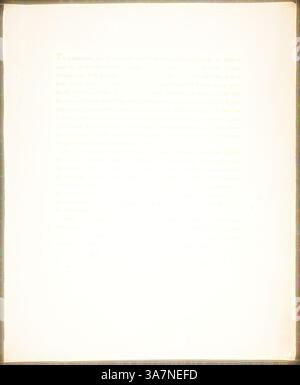 The image features a page with text, showcasing a section of written content. The layout is simple, emphasizing the textual information presented, though the text is difficult to read in its current form., Classic art with a modern twist reimagined by Artotop, Foreward, from Zehn Blätter zu Hebels Alemannischen Gedichten, 1820, published by Mohr und Winter, Germany, Etching on cream wove paper Stock Photo