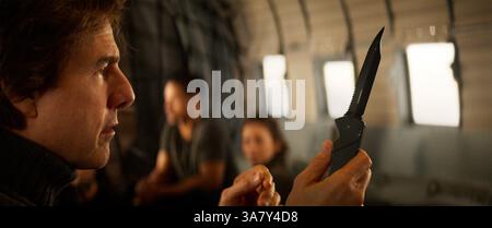 RELEASE DATE: May 23, 2025. TITLE: Mission: Impossible: The Final Reckoning. STUDIO: Paramount Pictures. DIRECTOR: Christopher McQuarrie. PLOT: The 8th entry in the long running Mission Impossible franchise. STARRING: TOM CRUISE as Ethan Hunt. (Credit Image: © Paramount Pictures/Entertainment Pictures/ZUMAPRESS.com) EDITORIAL USAGE ONLY! Not for Commercial USAGE! Stock Photo