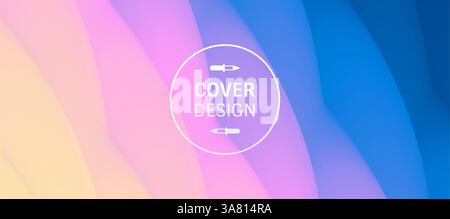 Abstract background with dynamic effect. Modern pattern. Vector illustration for design. Stock Vector