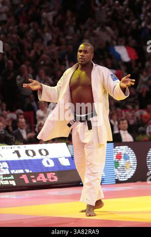 Teddy Riner (FRA) won a game for the World Judo Championships Doha 2023 ...