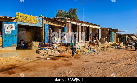 Market in Faya Largeaux, Chad Stock Photo