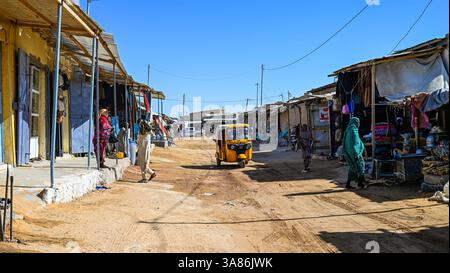Market in Faya Largeaux, Chad Stock Photo