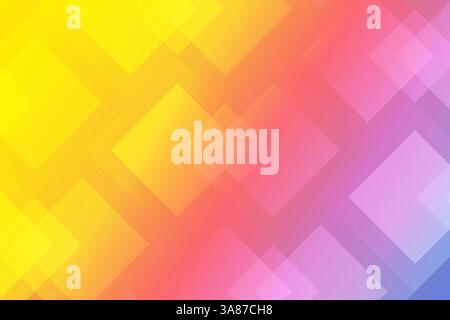 Abstract Geometric Background Rectangle shape with colorful Gradient. vector illustration Stock Vector