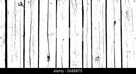 Rustic wood texture with grunge effect. Distressed wooden background with grainy patterns, cracks, and vintage overlays for natural, weathered, and Stock Vector