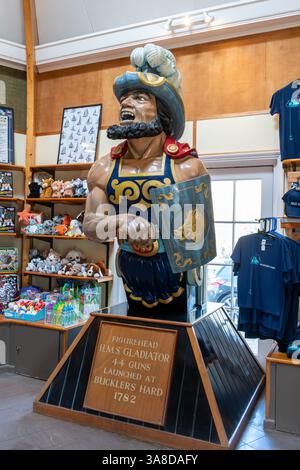 The Maritime Museum and Visitor Centre at Bucklers Hard, an 18th ...