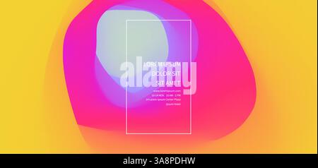 Colorful gradient fluid backgrounds with dynamic liquid forms. Covers design template for flyer leaflet, brochure design, report, presentation or maga Stock Vector