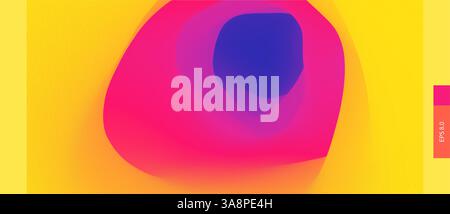 Colorful gradient fluid backgrounds with dynamic liquid forms. Covers design template for flyer leaflet, brochure design, report, presentation or maga Stock Vector