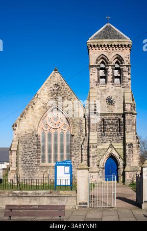 Exterior of St John's Parish Church,Blackpool, at dusk Stock Photo - Alamy