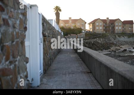 Elderly couple going for a walk and holding hands Stock Photo