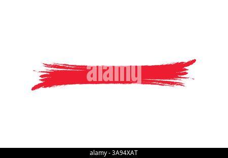 Paint banner. Brush stroke. Vector grunge spot with place for your text. Stock Vector