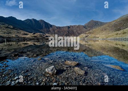 Llyn Llydaw Stock Photo