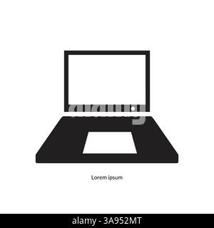 computer icon, vector best flat icon. Stock Vector