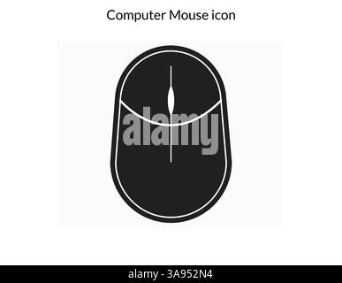 computer mouse logo vector template Stock Vector