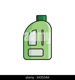 Detergent icon flat vector illustration. Stock Vector