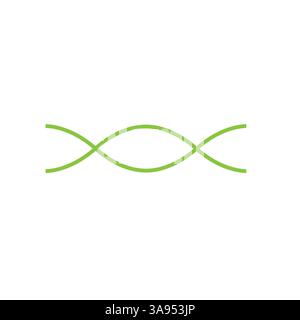 Vector dark grey dna helix icon Stock Vector