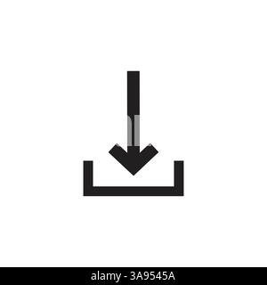 Download flat icon, vector illustration on gray background Stock Vector