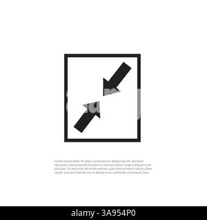 full screen flat vector icon. Stock Vector