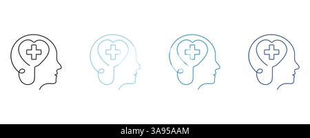 Mental Health Icon Stock Vector