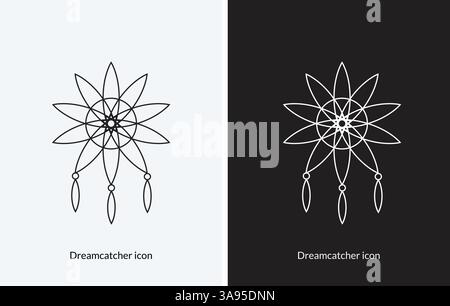 Dreamcatcher icon. style design isolated on white background Stock Vector