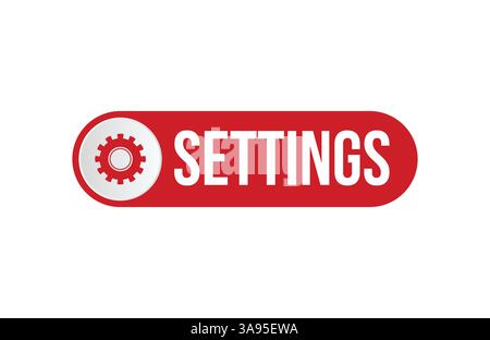 Settings icon. Settings Rubber Stamp Seal Vector Stock Vector