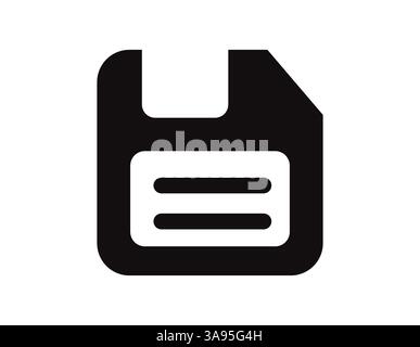Fresh icons. Diskette. Stock Vector