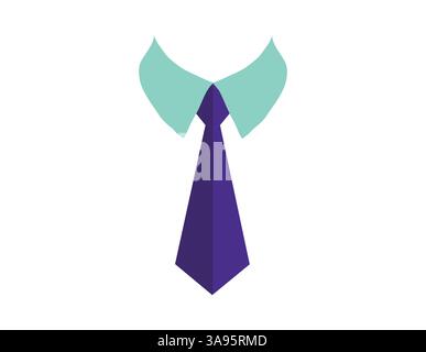 Line tie icon illustration isolated vector sign symbol Stock Vector