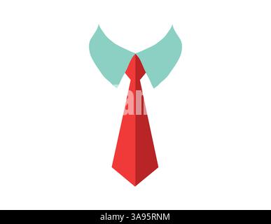 Line tie icon illustration isolated vector sign symbol Stock Vector