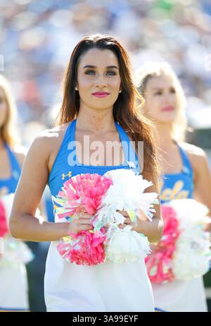 October 21, 2017 UCLA Bruins cheerleader during the football game