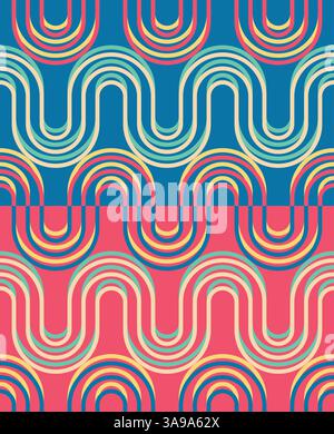 Vector seamless pattern. Simple geometrical design. Abstract background for textile, wrapper and wallpaper. Stock Vector