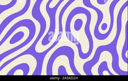 colorful abstract liquid wavy shape pattern, blob organic geometric shapes background, trendy wallpaper for cards, invitation, branding, banner, cover Stock Vector