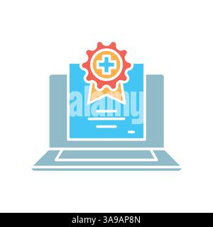 Multimedia learning systems line icon. Vector isolated element. Editable stroke. Stock Vector