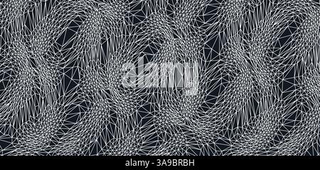 Lattice structure. Science or technology background. Graphic design. 3d grid surface. Abstract vector illustration. Stock Vector