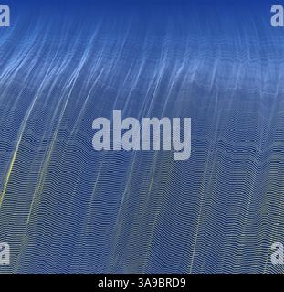 Array with dynamic particles. 3d futuristic technology style. Dotted cascade. Element of design. Abstract background. Vector illustration. Stock Vector