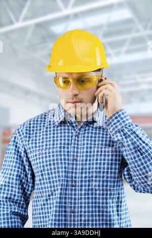 Portrait of the worker Stock Photo