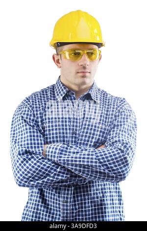 A worker isolated Stock Photo