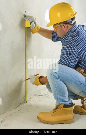 Layering of concrette wall Stock Photo