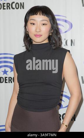 Ji-young Yoo in the press room for "Until Dawn" at WonderCon 2025 at