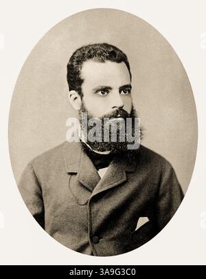 1870 c., ITALY : The italian economist , sociologist and engineer VILFREDO PARETO ( 1848 - 1923 ). Unknown photographer . - POLITICO - POLITICA - POLITIC - foto storiche - HISTORY - portrait - ritratto  - ECONOMISTA - ECONOMIA - ECONOMY - ITALIA - INGEGNERE - SOCIOLOGO - SOCIOLOGIA - SOCIOLOGY - beard - barba --- Archivio GBB Stock Photo