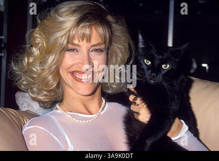 Apr 27, 1993; Los Angeles, CA, USA; Actress J. CYNTHIA BROOKS and her
