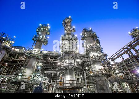 Images around a refining complex Stock Photo - Alamy
