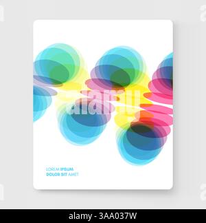 Abstract background. Spiral. 3d vector illustration. Design for banner, flyer, poster, cover or brochure. Stock Vector