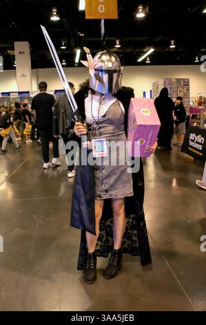 Star Wars Cosplayer auf der WonderCon 2025 im Anaheim Convention Center