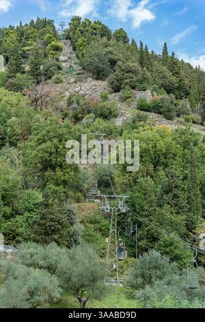 Funivia Colle Eletto in Gubbio, Italy Stock Photo - Alamy