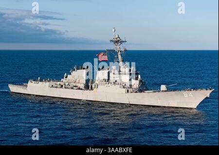 The guided-missile destroyer USS Bulkeley, Norfolk, Virginia Stock ...